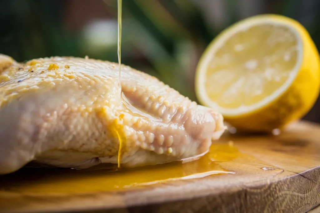 Soaking Chicken in Lemon Juice Do