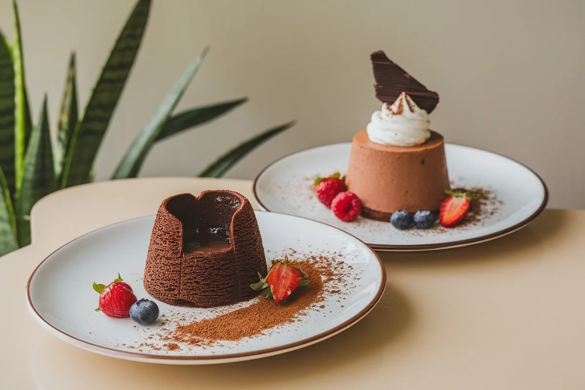 Two Chocolate Desserts