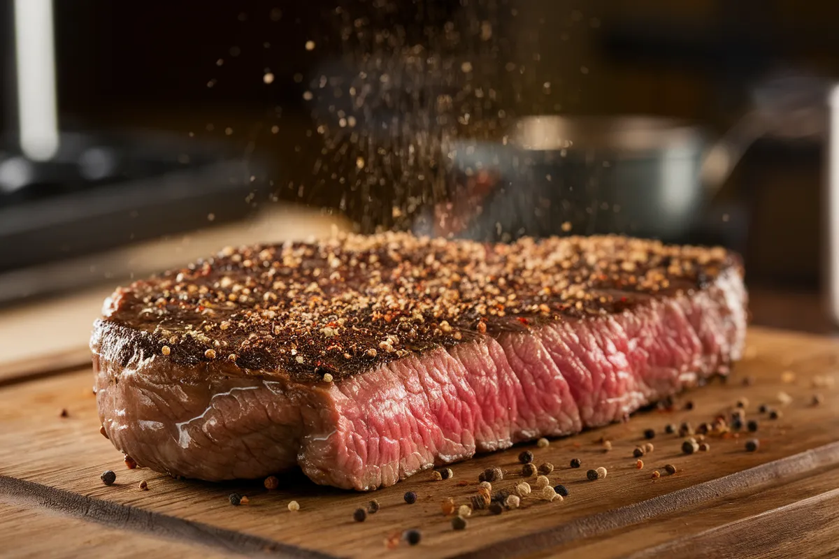 Pepper is Best for Seasoning Steak